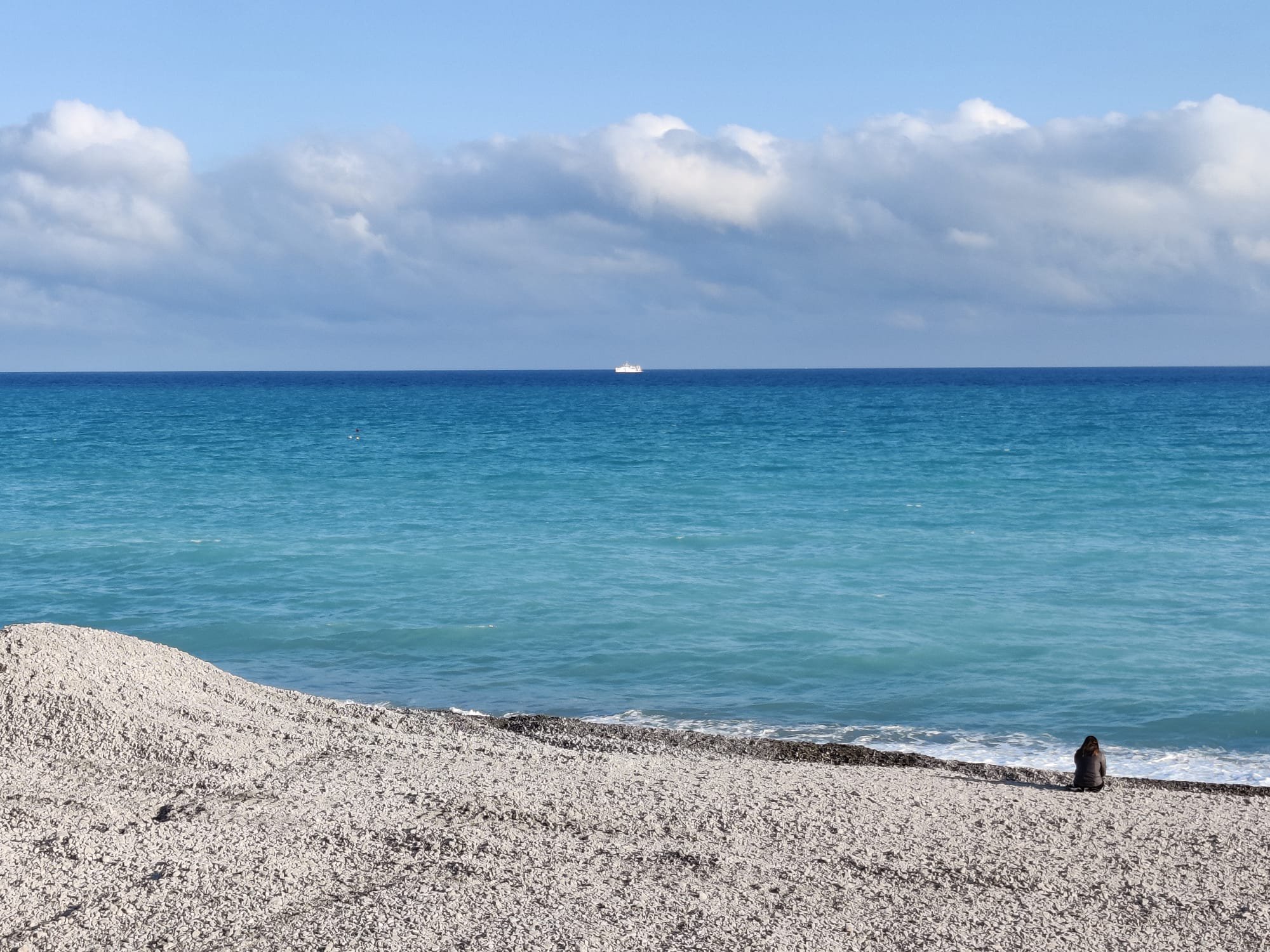  A beach in Nice 