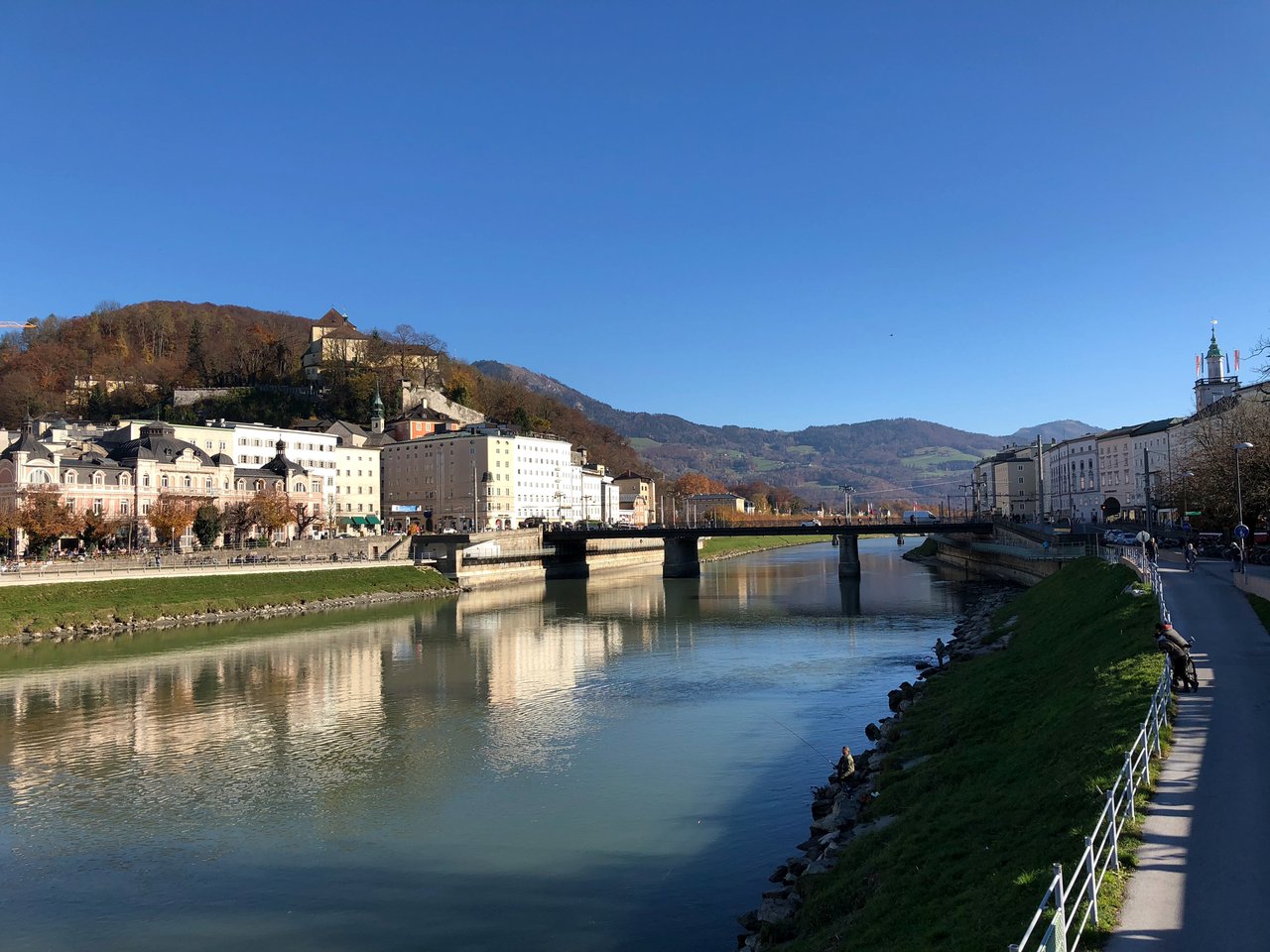  A view of Salzach River 