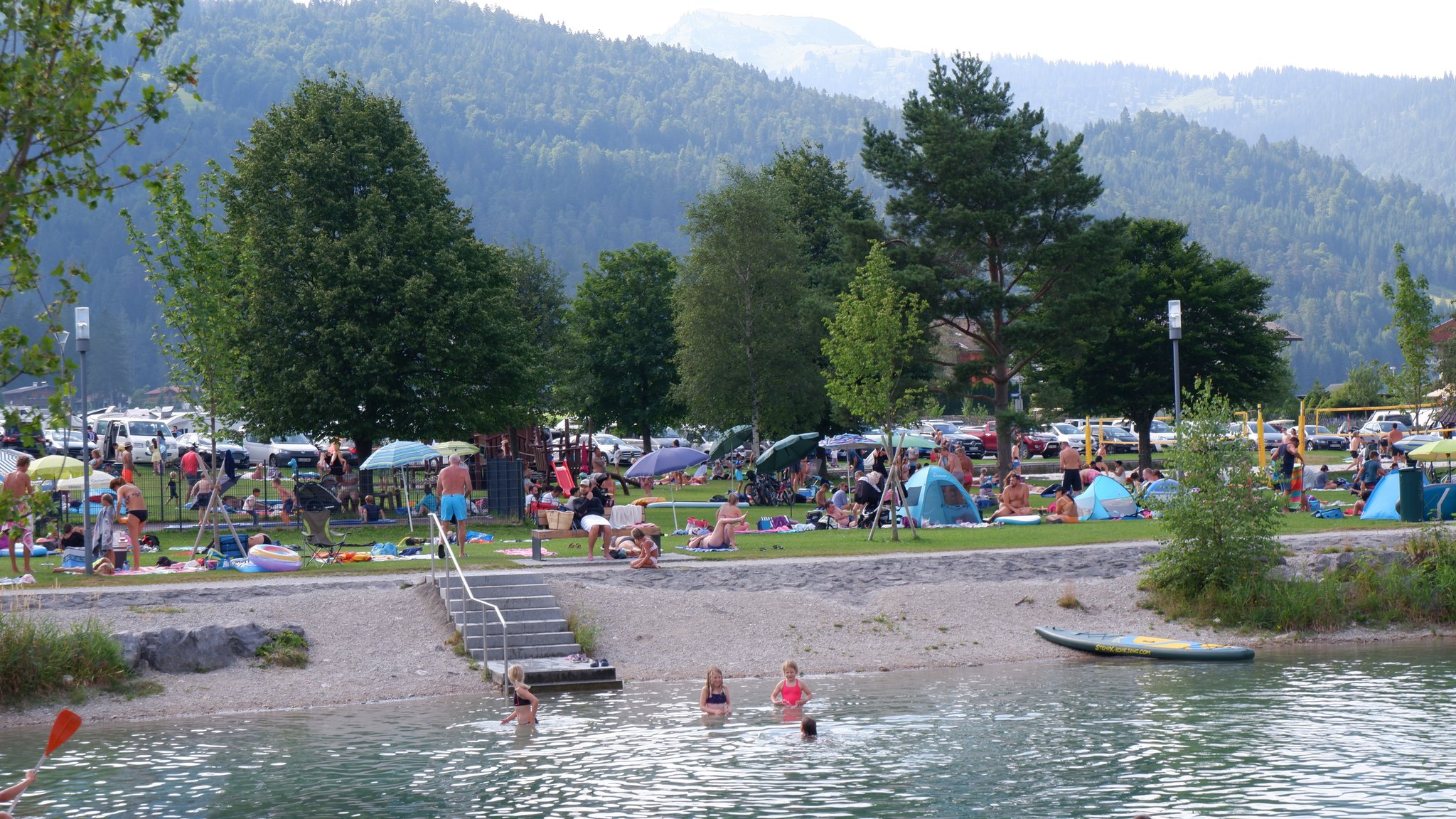 Relaxing in Achensee